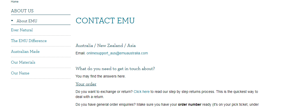 EMU Contact us